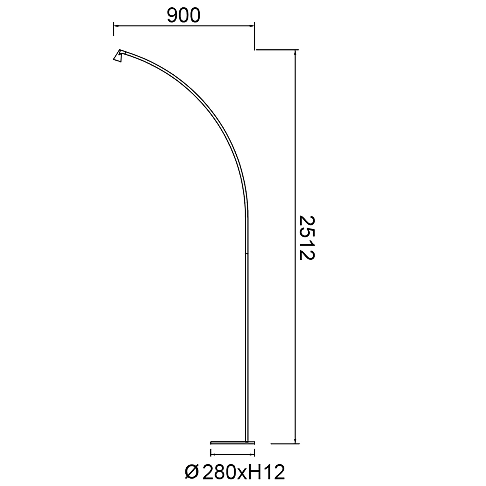 AFRICA * LED PIANTANA 8W