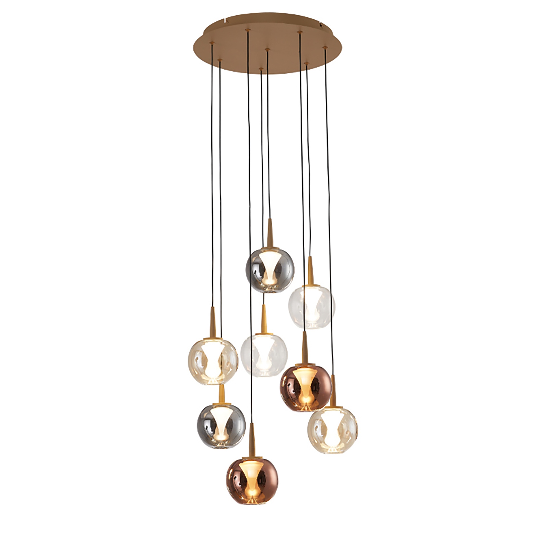 Andromeda · Luminarias de techo · Oro