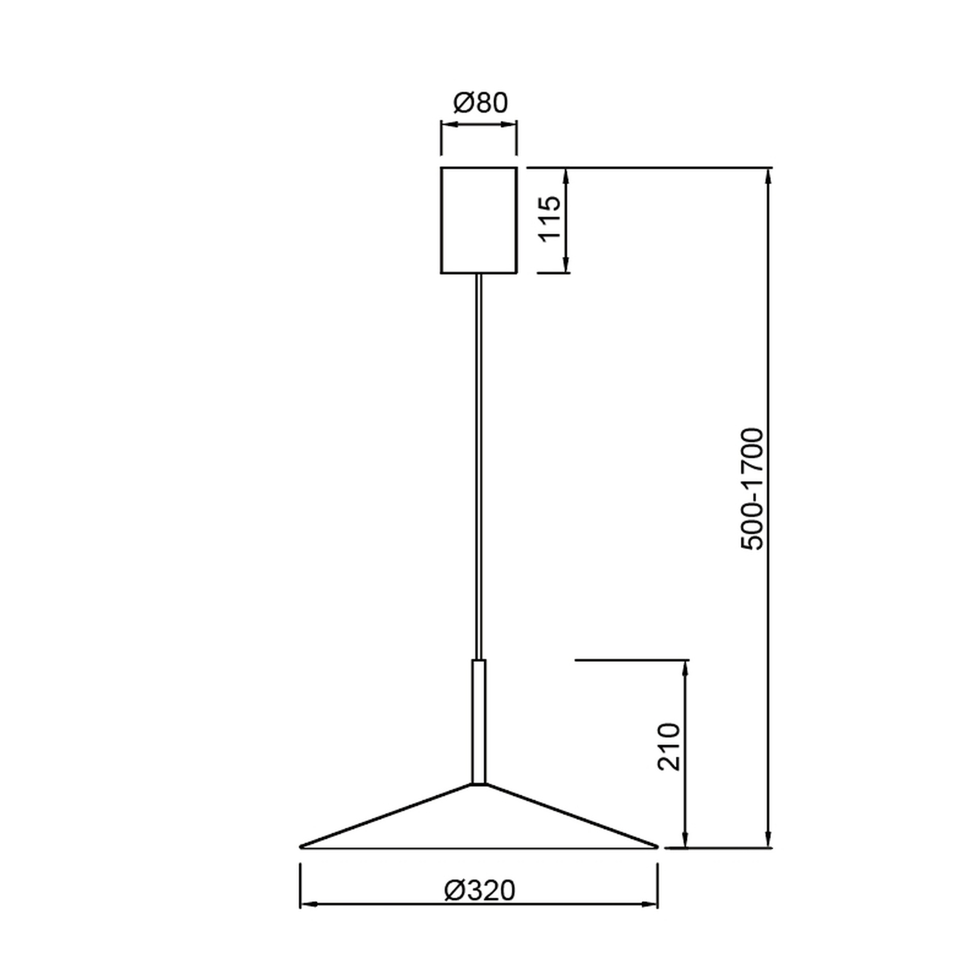 CALICE * SOSPESO PICCOLO LED 1L - BIANCO