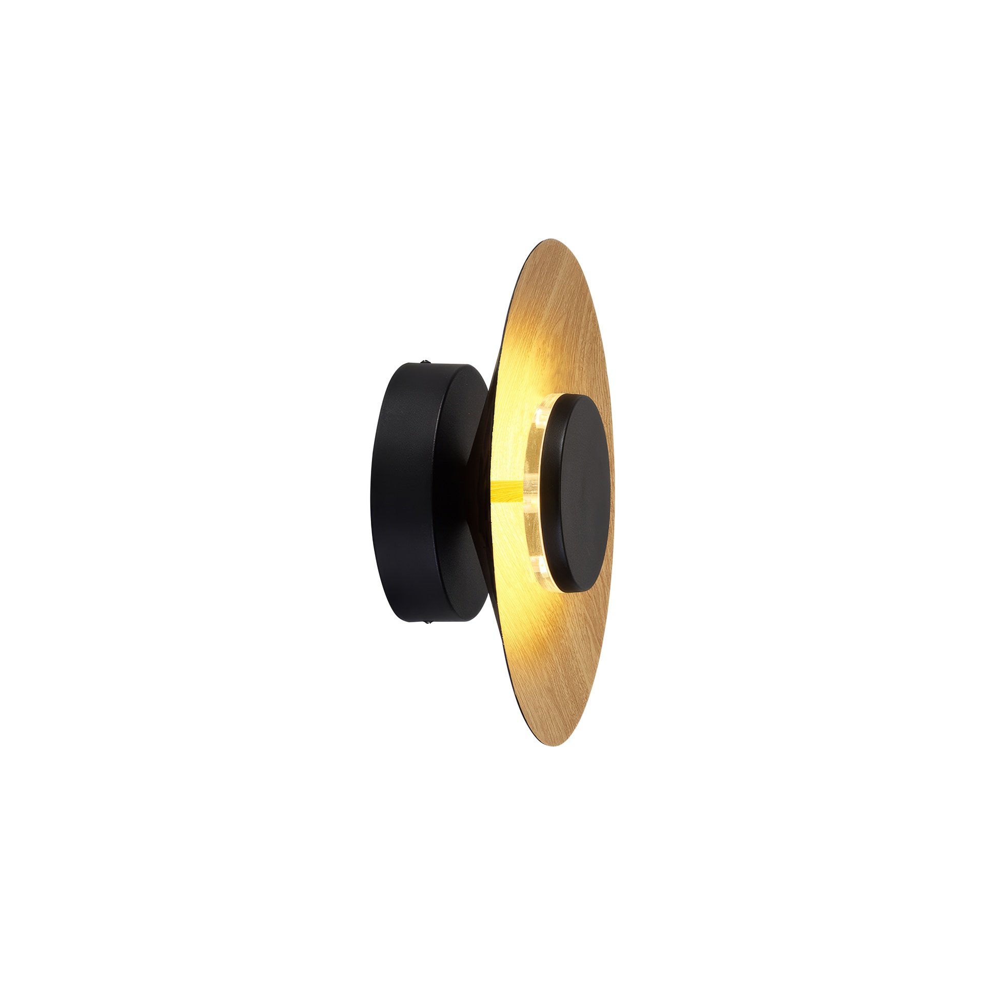 ORION * LED WALL LAMP 8W 3000K BLACK/ WOOD