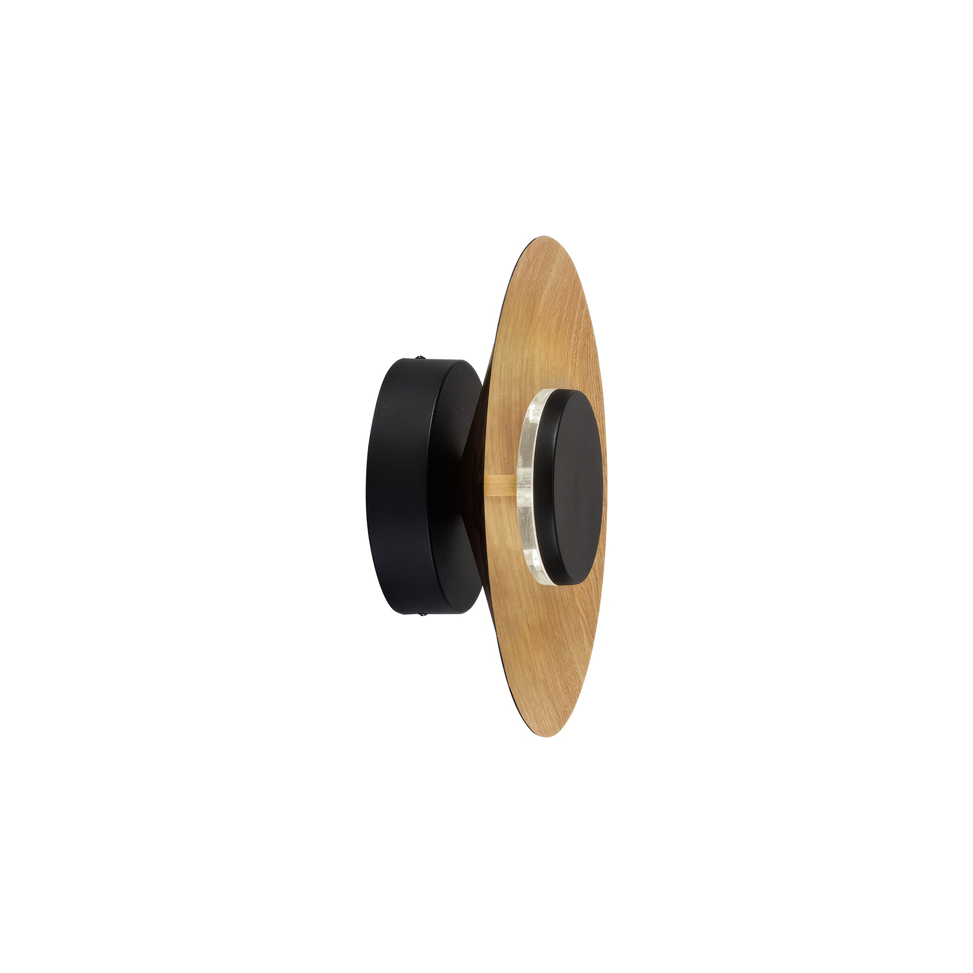 ORION * LED WALL LAMP 8W 3000K BLACK/ WOOD