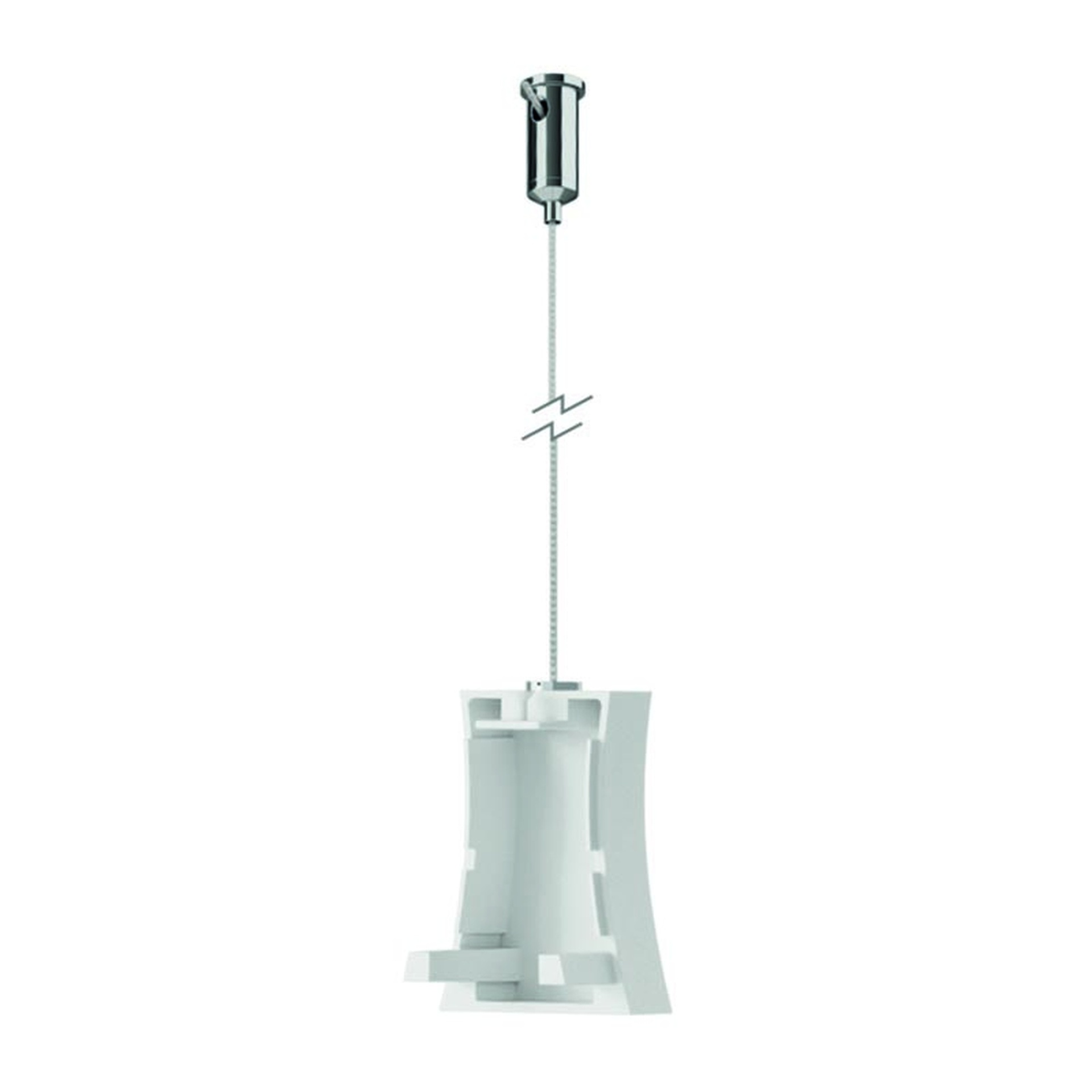 HANOK * END CAP  LATERAL WHITE CON CABLE FIJACION