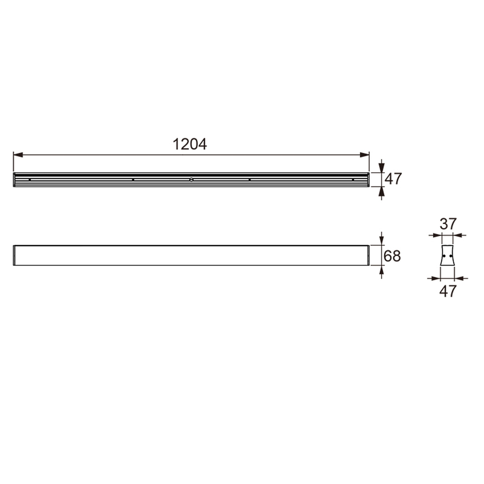 HANOK * PLAFONIERA LED 38W 4000K 110º BIANCA