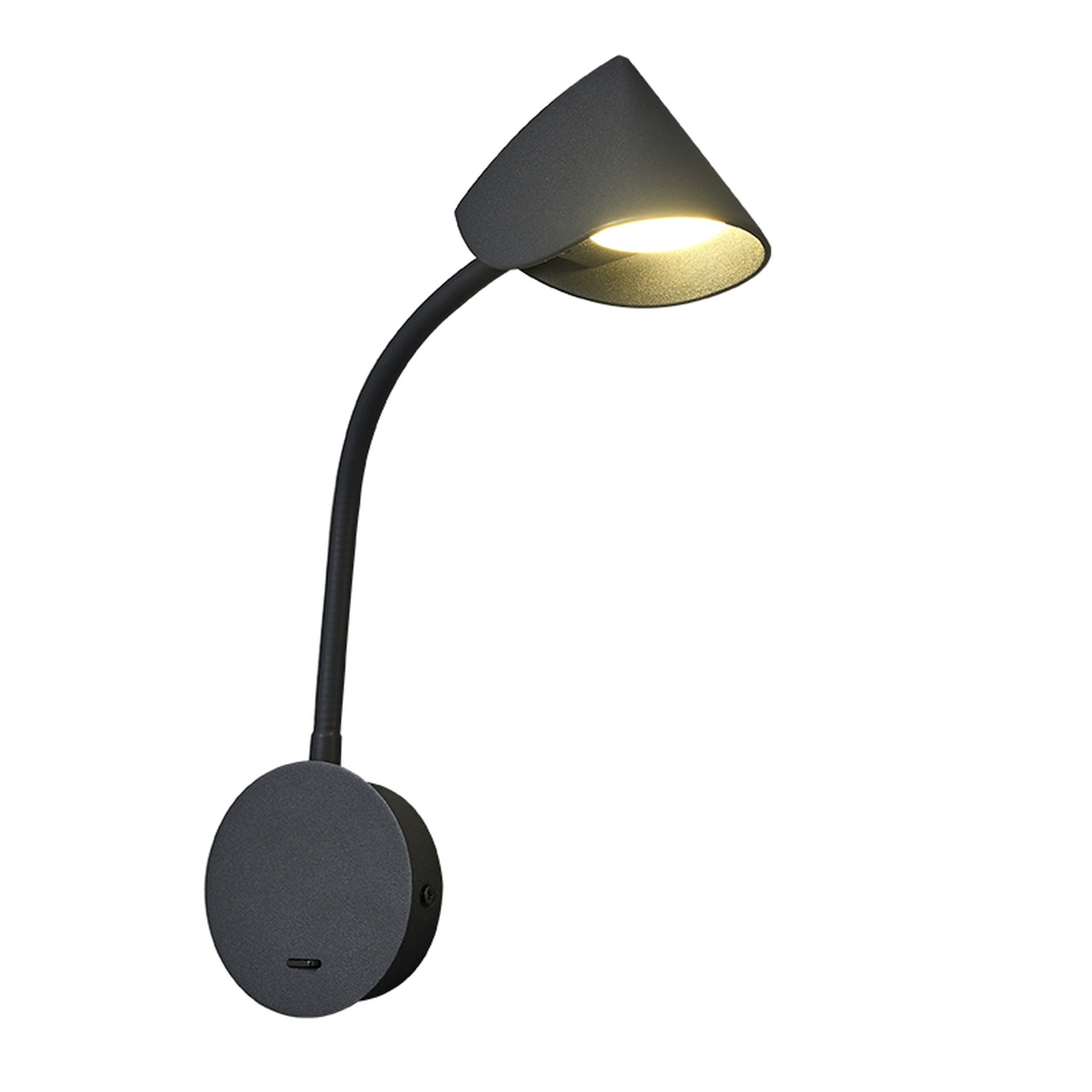GOA * APPLIQUE LED BRACCIO LETTORE 6W 3000K NERO