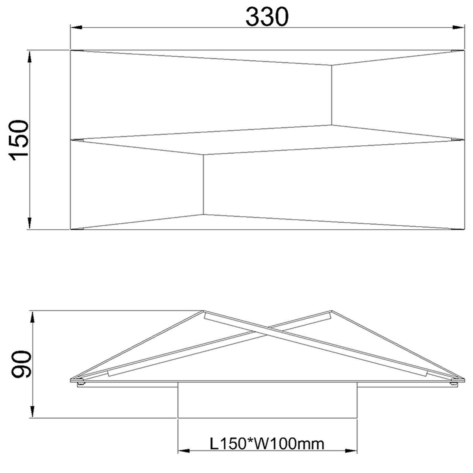 Fuji · Luminaires muraux · Noir
