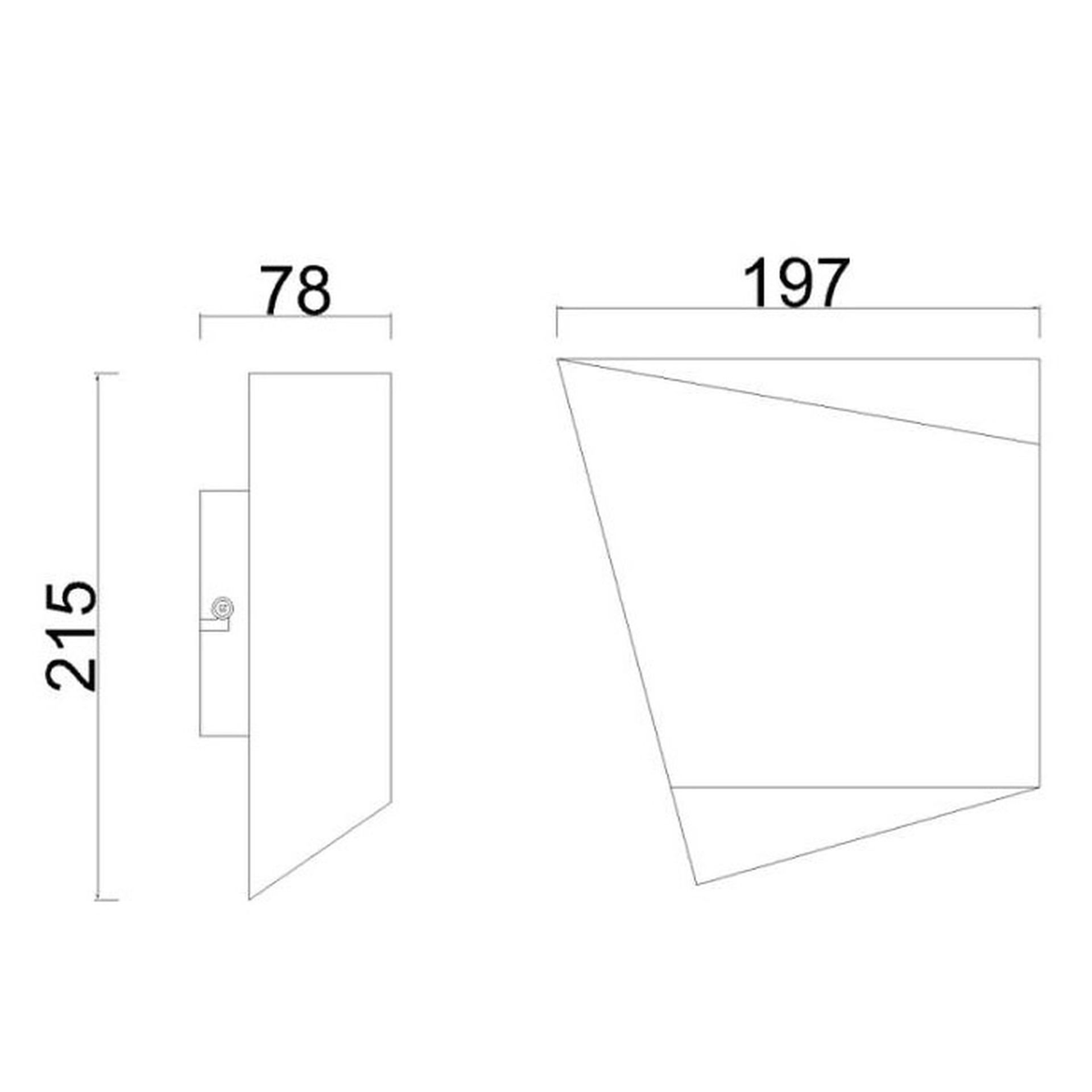 Asimetric · Luminaires muraux · Blanc