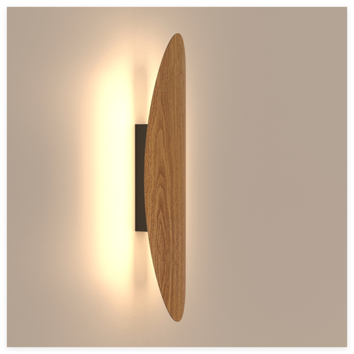Órbita · Luminaires muraux · Hêtre / Noir