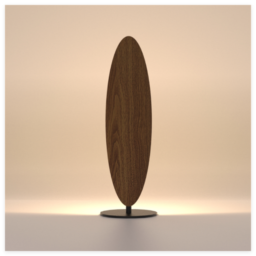 Órbita · Lampes à poser · Noyer / Noir