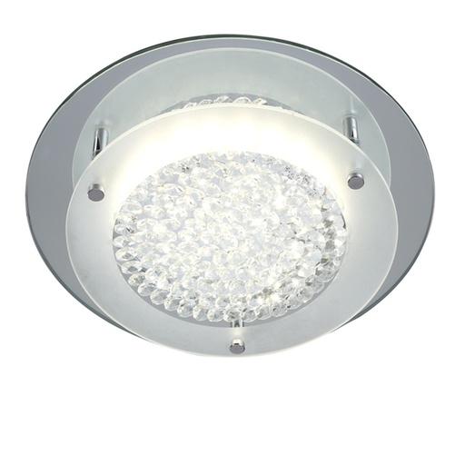 Crystal led · Plafones · Cromo