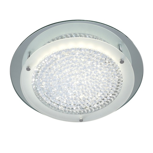 Crystal led · Plafones · Cromo