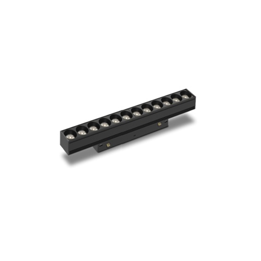 MAGNETO * MODULO LINEAL COB DIFUSOR 12W NEGRO 4000K