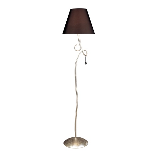 Paola · Floor lamps · Silver paint