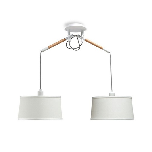 Nordica · Luminarias de techo · Blanco / Madera