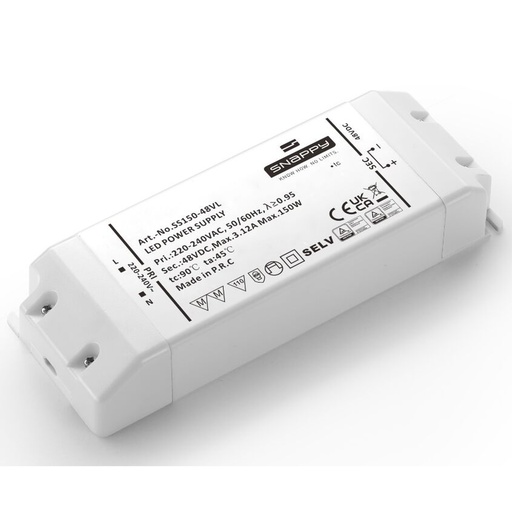 DRIVER À TENSION CONSTANTE IP20 48VDC 150W (SS150-48VL)