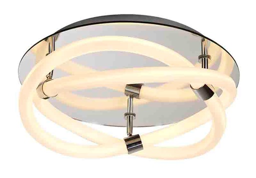Knot line · Plafonniers · Chrome / Blanc