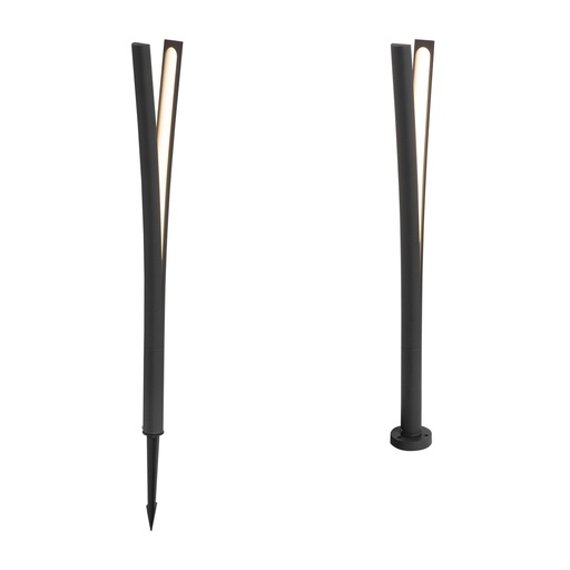Katana · Bornes lumineuses · Gris foncé