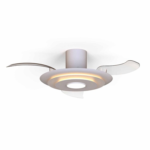 Axis · Ventilador de aspas desplegables con luz · Blanco